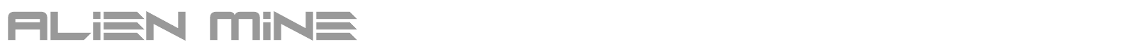 Alien Mine font preview